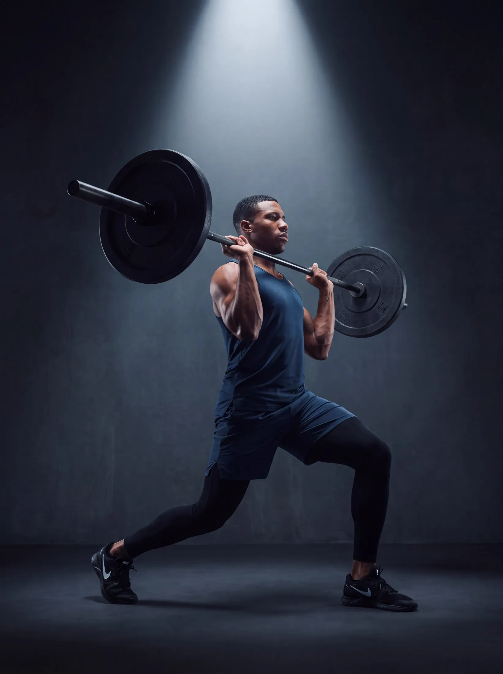 Athlete mid-training
